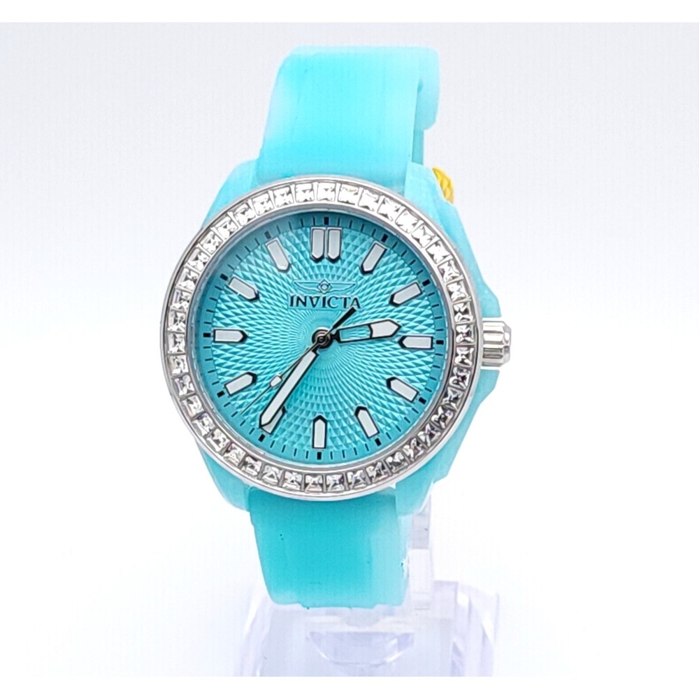 Invicta Celestial 50203 Women's Turquoise Dial Crystal 37mm
